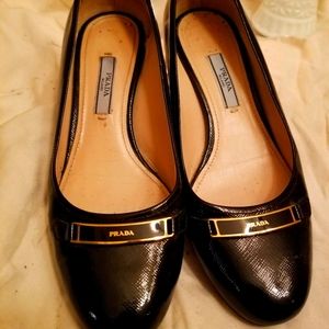 Beautiful Prada squared heels